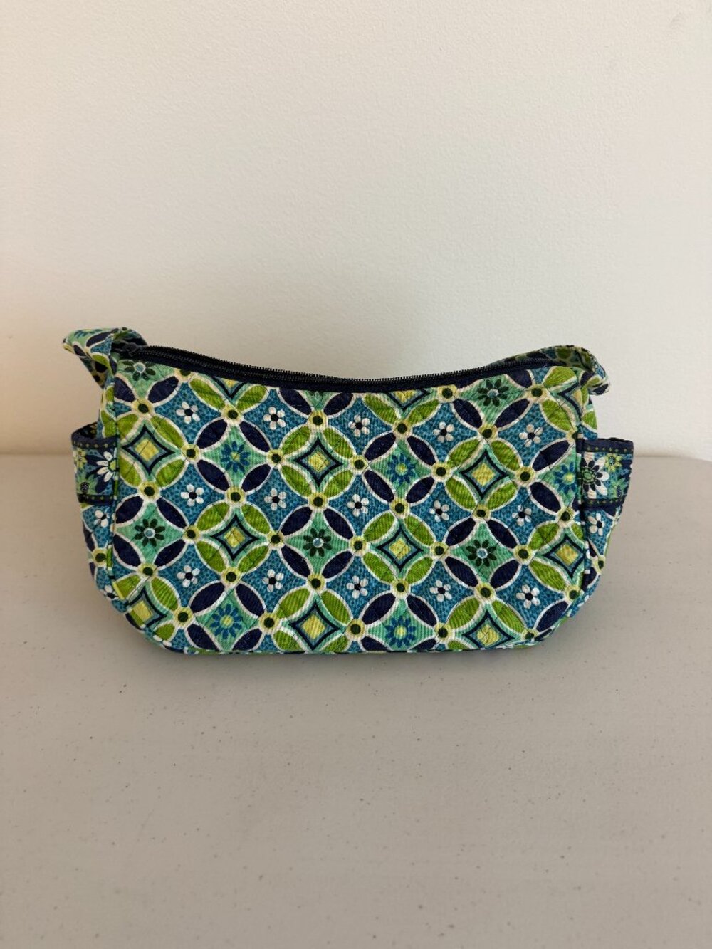 Vera Bradley lime green and blue handbag